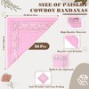 Tranqun 24 Pcs Large Head Bandana Men Paisley Cowboy Bandanas