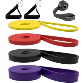 Yoga Strap with Resistance Bands for Exercise, Workout Bands and Elastic Bands Set for ups, Home Gym, Stretching and Fitness