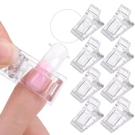 Pinzas Para Polygel Acrigel, Pinzas para uñas Acrílicas, Pinzas Polygel Para Dual System, Kit de Pinzas Para Polygel/Acrigel/Acrilico 10 piezas Pinzas para Uñas