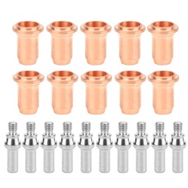 10 Pcs Plasma Electrode 52582 and 10 Pcs Tip Nozzle 51312 Kit for PT60 Plasma Torch