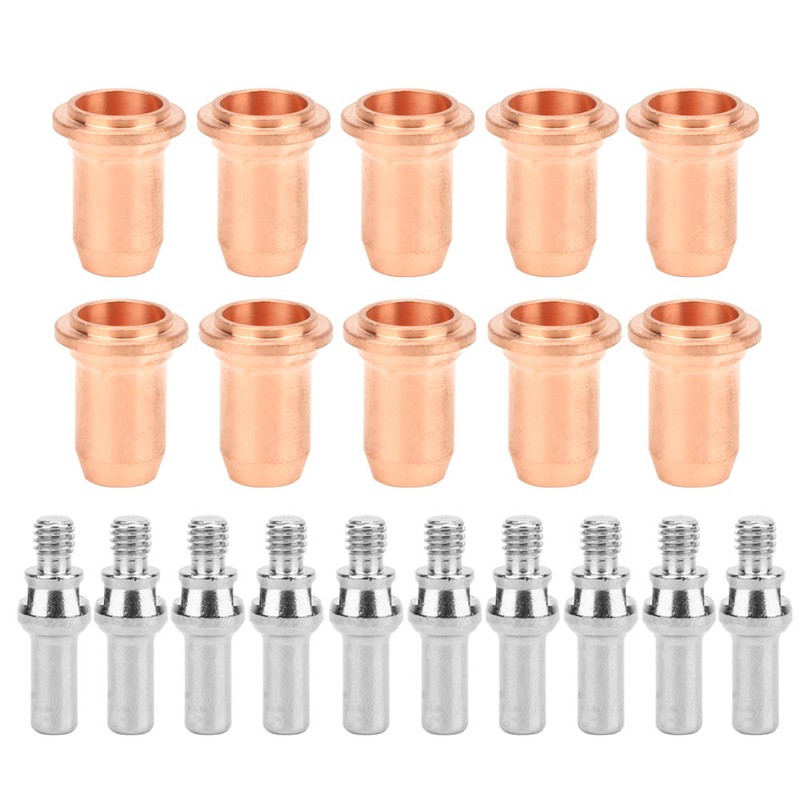 10 Pcs Plasma Electrode 52582 and 10 Pcs Tip Nozzle