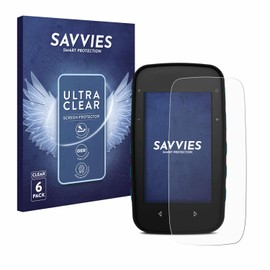Savvies 6 x Screen Protectors Compatible with CompeGPS TwoNav Cross Screen Protector Film Ultra Transparent