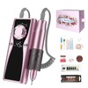 Dayear Electric Nail Files, 45000 RPM Professional Nail Drill for Acrylic Nails Gel Pink