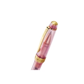 Cross Bailey Light Translucent Rollerball Pen 8015 Black Line Width F Fine Premium Gift Packaging Translucent Pink Sapphire / Gold