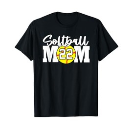 Softball Mom Number #22 T-Shirt