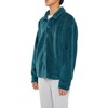 Forever 21 Men's Plush Drop-Sleeve Shacket, Sea Green