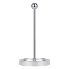 Ivilon Countertop Paper Towel Holder - Modern Sleek Ball Minimalist Design - Color Chrome