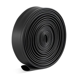 3:1 Ratio Heat Shrink Tube for Wires, 10 FT 1/2 inches Marine Grade Heat Shrink Tubing Waterproof Shrinkable Tubing Industrial Large Adhesive Lined Shrinkable Wire Wrap Tube Insulation Sealed, Black