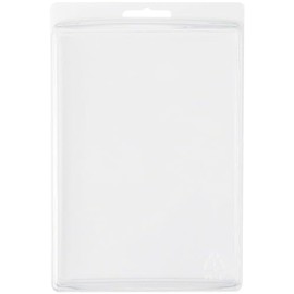 Collecting Warehouse Clear Plastic Clamshell Package/Storage Container, 6.63" H x 4.75" W x 1.75" D, Pack of 50