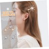 Baluue 4pcs Rhinestone Hair Clips for Women Elegant Barrettes Hair