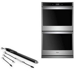 BoxWave Stylus Pen Compatible with Whirlpool 30" Built-in Double Electric Convection Wall Oven - Stainless Steel - EverTouch Capacitive Stylus, Fiber Tip Capacitive Stylus Pen - Jet Black