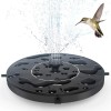 AUTGA Solar Fountain Pump 1.4W Floating for Bird Bath Pond