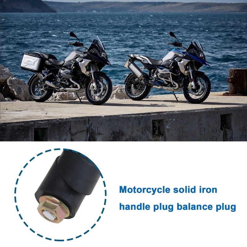 LT Easiyl 1 Pair Motorcycle Solid Handlebar End Motorcycle Handlebar