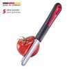 Westmark Gallant Peeler, Plastic/Stainless Steel, Black/Red/Silver