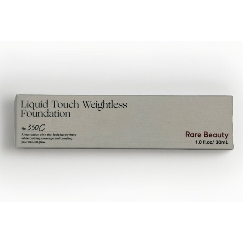 Rare Beauty Liquid Touch Weightless Foundation Makeup 350C New Sealed