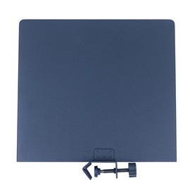 ZONADAH Clamp-On Rack Tray Holder, Microphone Stand Shelf, 20X22cm Surface Area with Maximum 1kg Load Capacity for Music Sheet, Accessories Streaming, Online Meetings