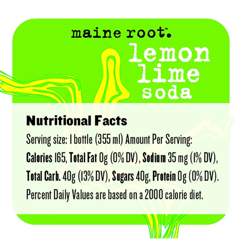 Maine Root Hand Crafted Lemon Lime Soda, 12 fl oz