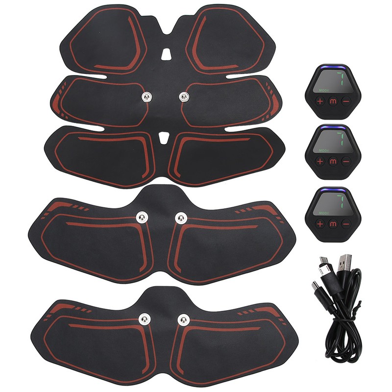 EMS Abdominal Muscle Trainer Portable Digital Display Charging Exercise Fitness