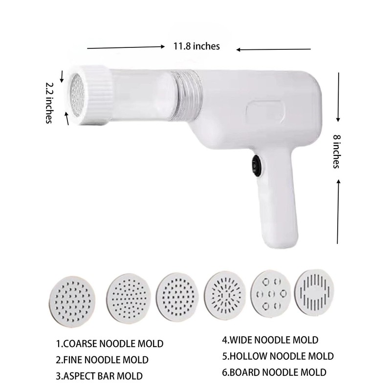 Handheld Electric Noodle Machine, Portable Italian Noodle Making Machine With