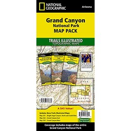 Grand Canyon National Park [Map Pack Bundle] (National Geographic Trails Illustrated Map)