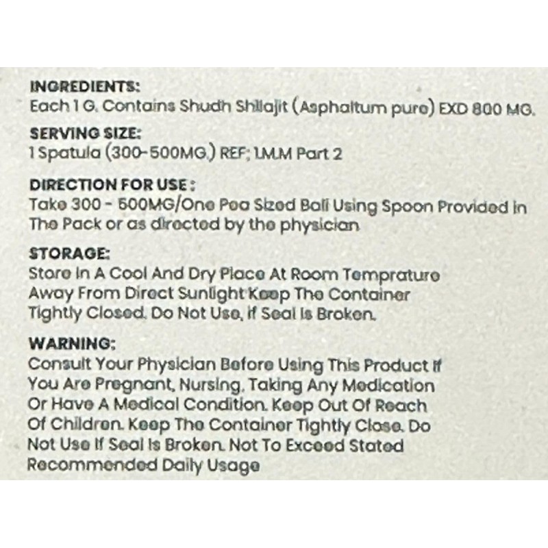 Planet Ayurveda Himalayan Shilajit 30 GM Pack of 1