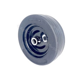 SD  10"x 3.25" FINISH MOWER WHEEL -SOLID MOLDED TIRE - FITS 1" AXLE,  Free Shipping