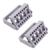 KOOBOOK 2Pcs 16 Holes Acrylic Nail Art Drill Bit Holder