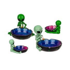 Horror-Shop Ashtray Alien With Joint, 1 Piece