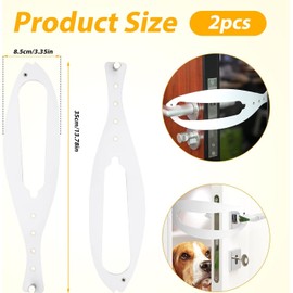 Pet Door Latch Holder - 2Pcs Cat Paw Shaped Door Bracket Latches, Cat Door Stopper for Pet Door