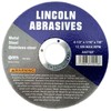 200 Pack 4-1/2" Cut-Off Wheels Lincoln Abrasives 1/16" Metal &