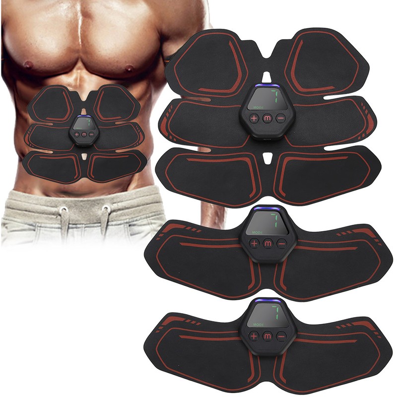 EMS Abdominal Muscle Trainer Portable Digital Display Charging Exercise Fitness