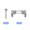 Boxonly T5 Clips Bracket Hanger Fluorescent Tube Light Fixture Holder