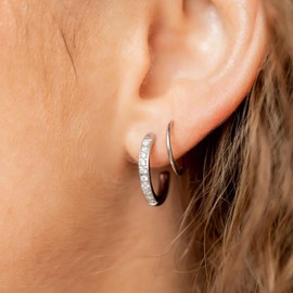 Stocking Stuffers Holiday Outfits for Women 2024 Double Twist Hoop Earrings for Single Piercing 14K Gold Spiral Hoop Earrings for Women Tiny Twist Earrings Jewelry Gifts