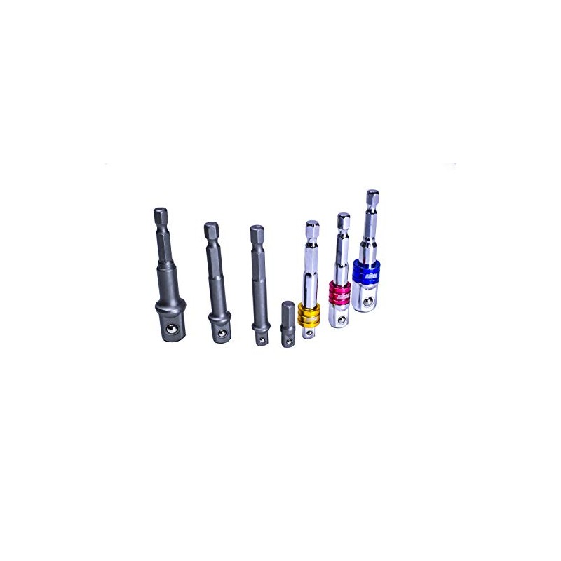 Red Tools Socket adapter set for cordless screwdriver and cordless