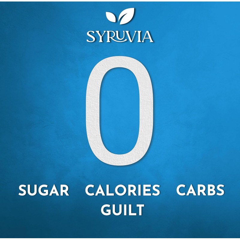 Syruvia Sugar Free Coffee Syrup, Swiss Chocolate Flavored Syrup for