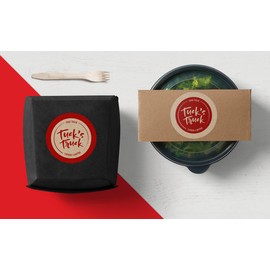 AVERY Kraft Brown Round Labels, 3" Round Labels, for Laser/Inkjet Printers, Kraft Paper, Permanent, 90 Labels (22813) Made in Canada