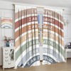 YungHo Boho Rainbow Curtain, Classroom Book Center Calming Corner Playroom