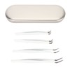 Eyelash Extension Tweezers Kit Stainless Steel High Accuracy Lash Tweezers
