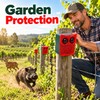 Solar Motion Sensor Alarm with Dog Barking & Gunshot Sounds