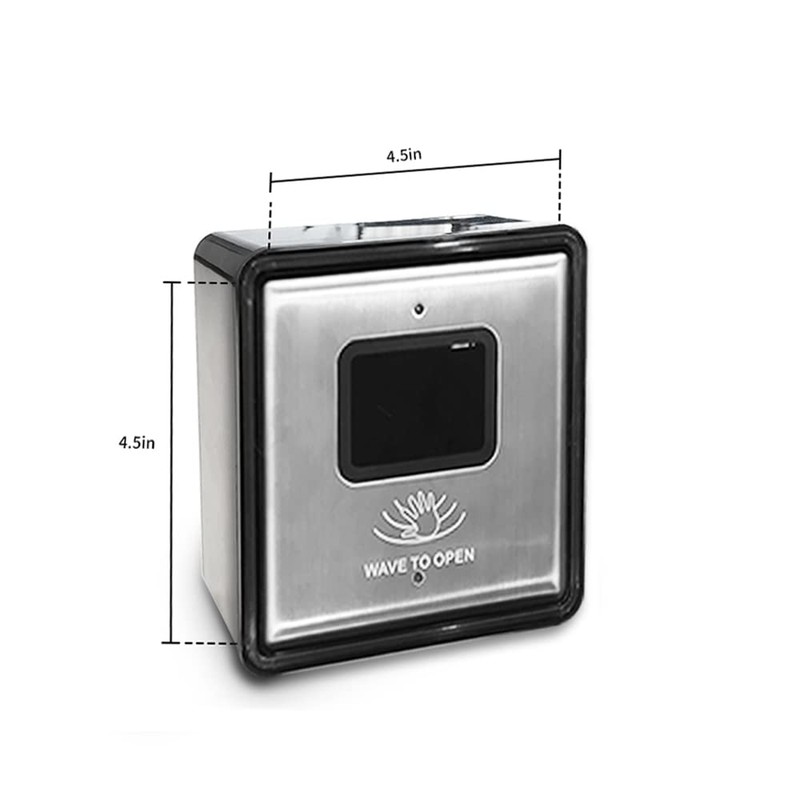 Olideauto Smart WiFi Hand Free Wave Sensor,Wireless Touchless Wave 5.12''