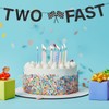 Two Fast Banner, Two Fast Birthday Decorations, Racing Happy Birthday