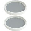 Roellgs 2 Pack of 25cm Lazy Carousel Cupboard Organiser, Rotating