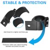 KMFCSHS Pipe Clamp Bracket for 2" Bull Bar Roof Rack,