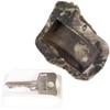 Lunartec Key Stone: Set of 3 Key Hiding Place in