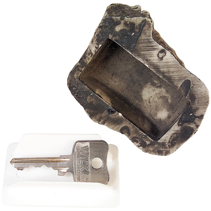 Lunartec Key Stone: Set of 3 Key Hiding Place in