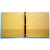 Yellow 3 Ring 1" View Binder 8.5 X 11