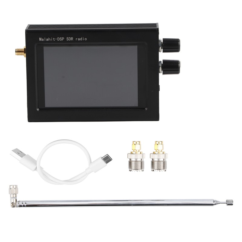 SDR Receiver Long/Short/Medium Wave Signal Analyzer with Antenna 3.5in Touching