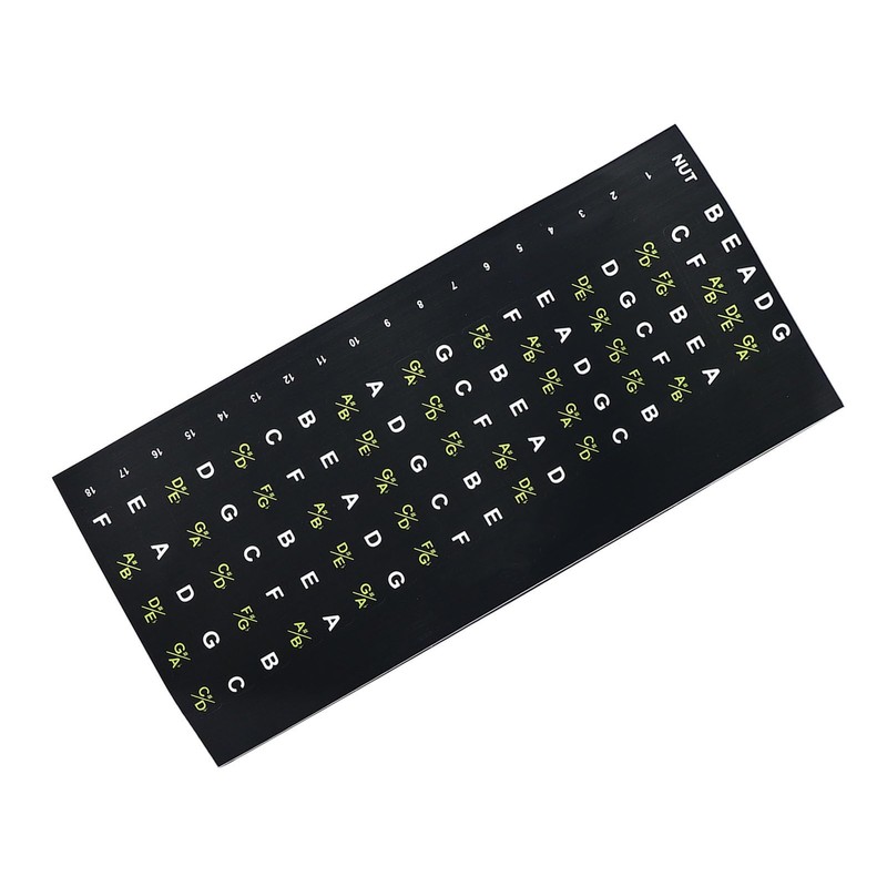 Guitar Fretboard Note Map Removable Fret Stickers Bass Chord Fret
