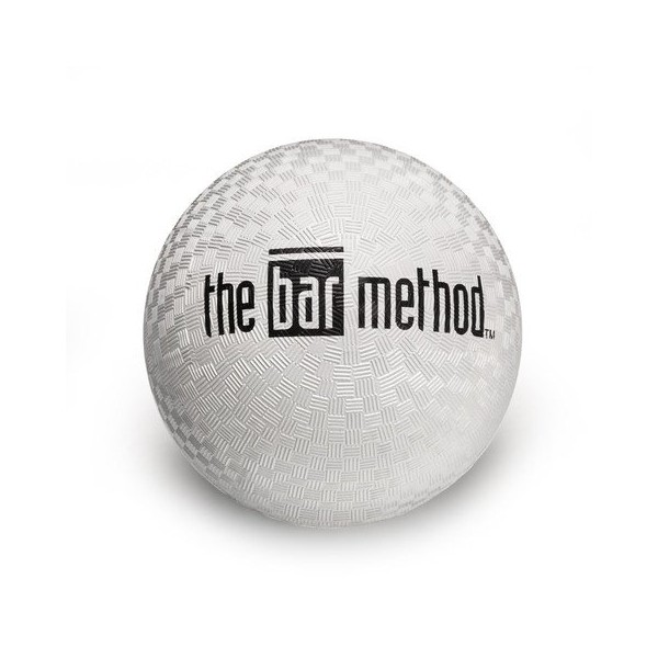 The Bar Method Black Logo White 7" Exercise Ball