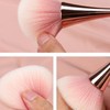 Rose Gold Nail Art Dust Powder Remover Brush, Nail Art
